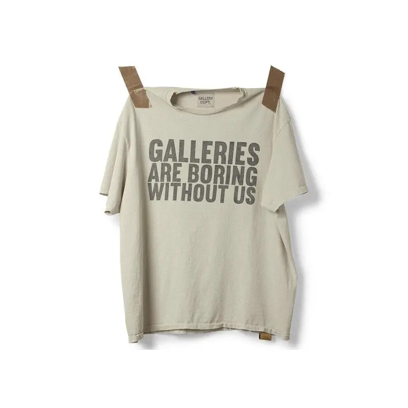 Gallery Dept. Boring Tee Archival White (men) by StockX