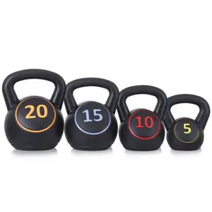 Answer E 4-Piece Kettlebell Set Fitness Exercise Training Set 5lb,10lb,15lb and 20lb Gym, Workout Equipment, Exercise Equipment, Work Out, Home Workout Equipment
