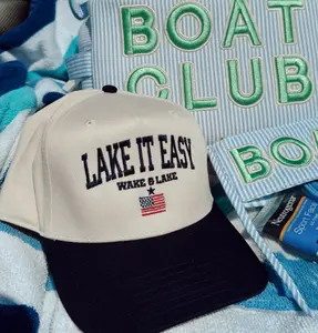 Lake It Easy Vintage Trucker Hat