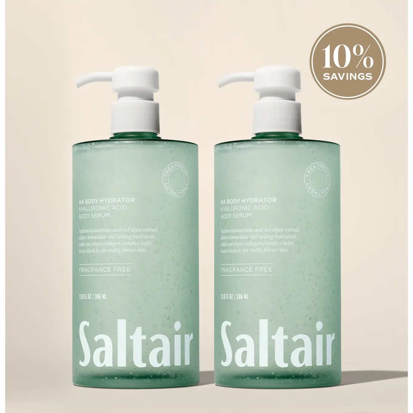 Saltair HA Body Hydrator Hyaluronic Acid Serum 2-pack