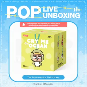 [POP NOW] POP MART CRYBABY Cry Me An Ocean Series Earphone Bag Blind Box