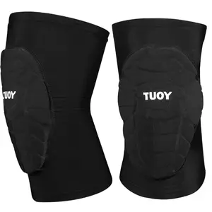 【Knee pads】TUOY Sports Knee Sleeve for Runner, Workout, Gym, Basketball, Volleyball, Hiking Spicy Dill knee pain Breathable Sponge Knee Pads Tool volleyball tool basketball gear Leg Protector Leg Supporter Knee brace