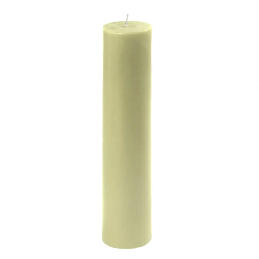 2-Pack 9" h x 2" d Ivory Handmade Pillar Decorative Candles - Home Decor Accent for All Rooms, Romantic Gift for Home Supplies