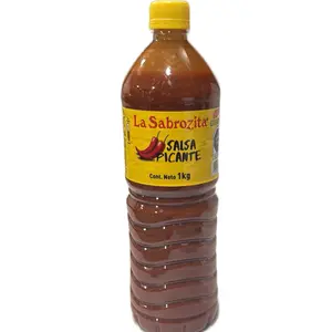 La Sabrozita Salza Picante Large Bottle 1 kg - Spicy Hot Sauce - Flavor