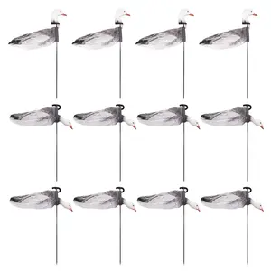 Final Approach Live Blue Goose Sock Decoys with 3D Heads, 12 Pack
