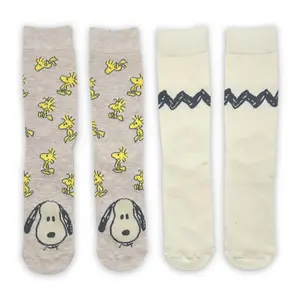 Peanuts Men's Snoopy Set of 2 Crew Socks