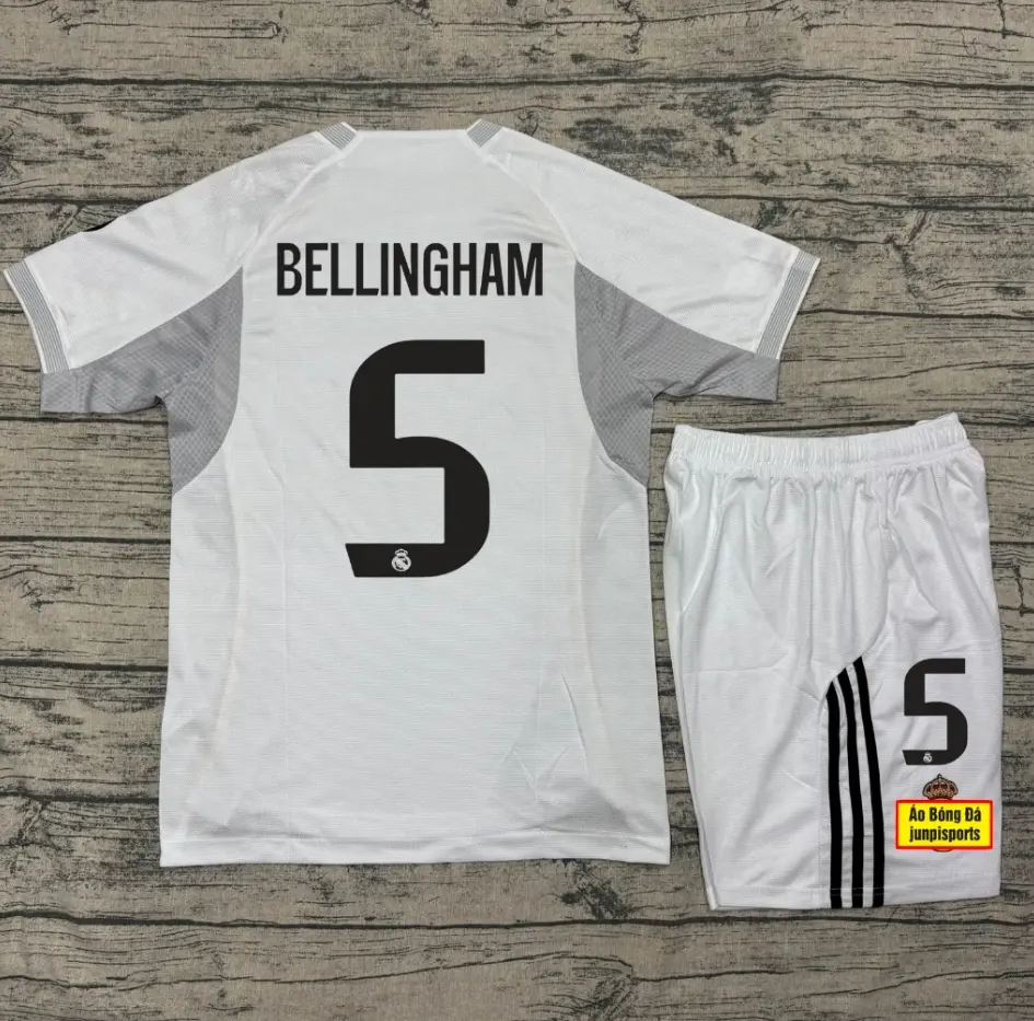 Unisex #5 Bellingham 25/26 Real Madrid White Football Jersey - Version Game Day Match Fit Premium Fan Shirt