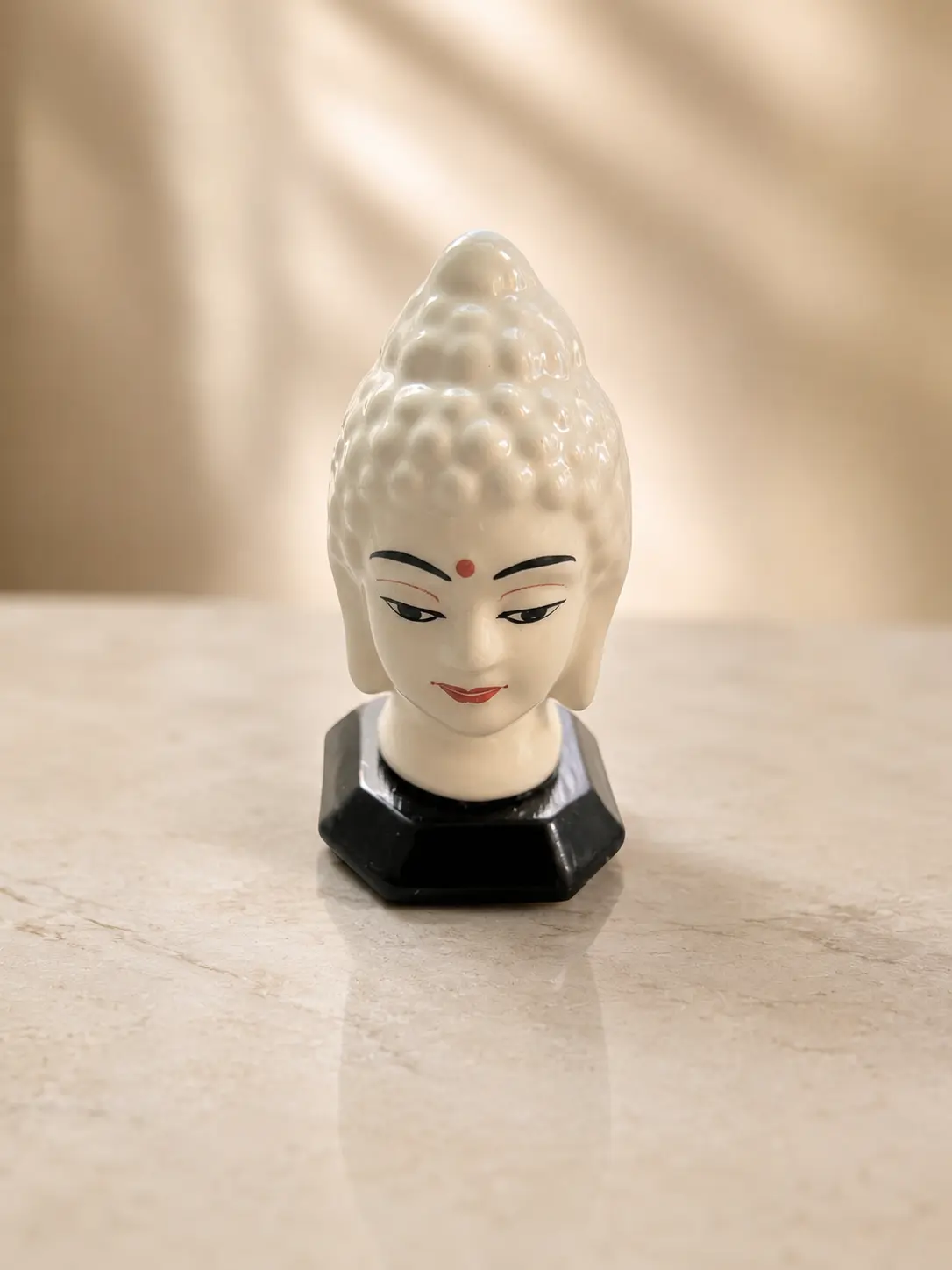 Buddha Head Statue | Minimalist Spiritual | Home & Car Décor