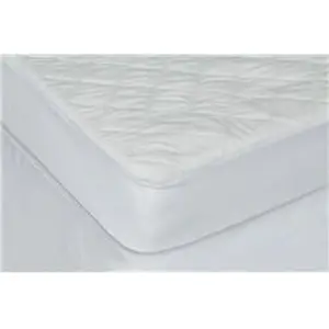 AC Pacific MP-TERRY CRIB 9 9 in. Waterproof Bamboo Fabric Crib Mattress Protector with Pad Liner
