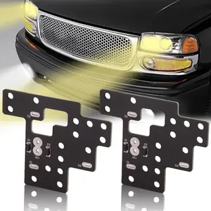 2PCS Total Lights On Module High, Low Beam Fog Lamp For 2003-2007 GMC Chevy 1500 2500 New