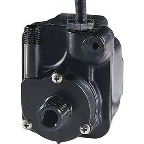 Little Giant 1/125 hp, 0.6 Amp Rating, 115 Volt, 60 Hz, Manual Inline Pump 1/4" Outlet, Glass-Filled Polyester Housing, 1 Phase, Thermal Overload Protection 518087