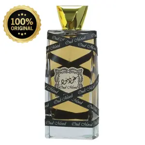 Lattafa Oud Mood EDP (3.4 Oz / 100ml) – Premium Unisex Luxury Sweet Amber Caramel & Rich Oud Fragrance Spray