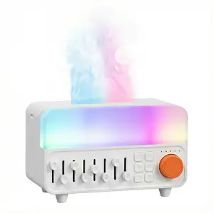 5 in 1 Sound Machine with Colorful LED Lights and Adjustable Volume Controls for Relaxation and Sleep Aid