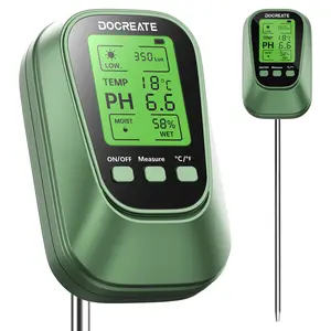 4-in-1 Soil Moisture Meter, pH Tester, Sunlight & Temperature Monitor for Plants, Indoor Outdoor Garden Soil Test Kit, Easy to Use,summervibes