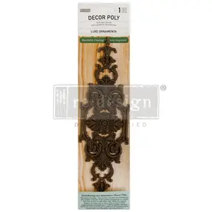 Redesign with Prima Decor Poly - Luxe Ornamenta - 10"x2.8"x*0.26"  25.4cmx7.1cmx0.66cm