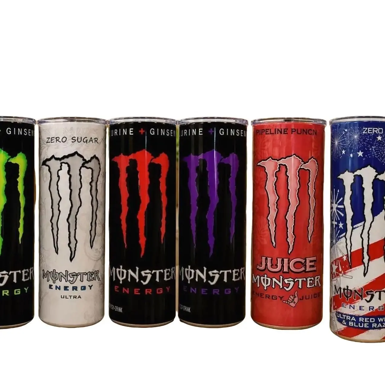 M0nst3r-Inspired Energy Drink 20oz Skinny Tumbler | Handmade Sublimation Tumbler | Stainless Steel Travel Cup | Gift for Energy Drink Fans