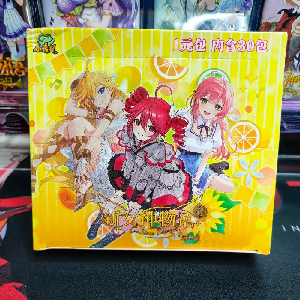 Goddess Story NS-14 Booster Box - 30 Packs / 150 Total Cards - Waifu CCG Collectible Art