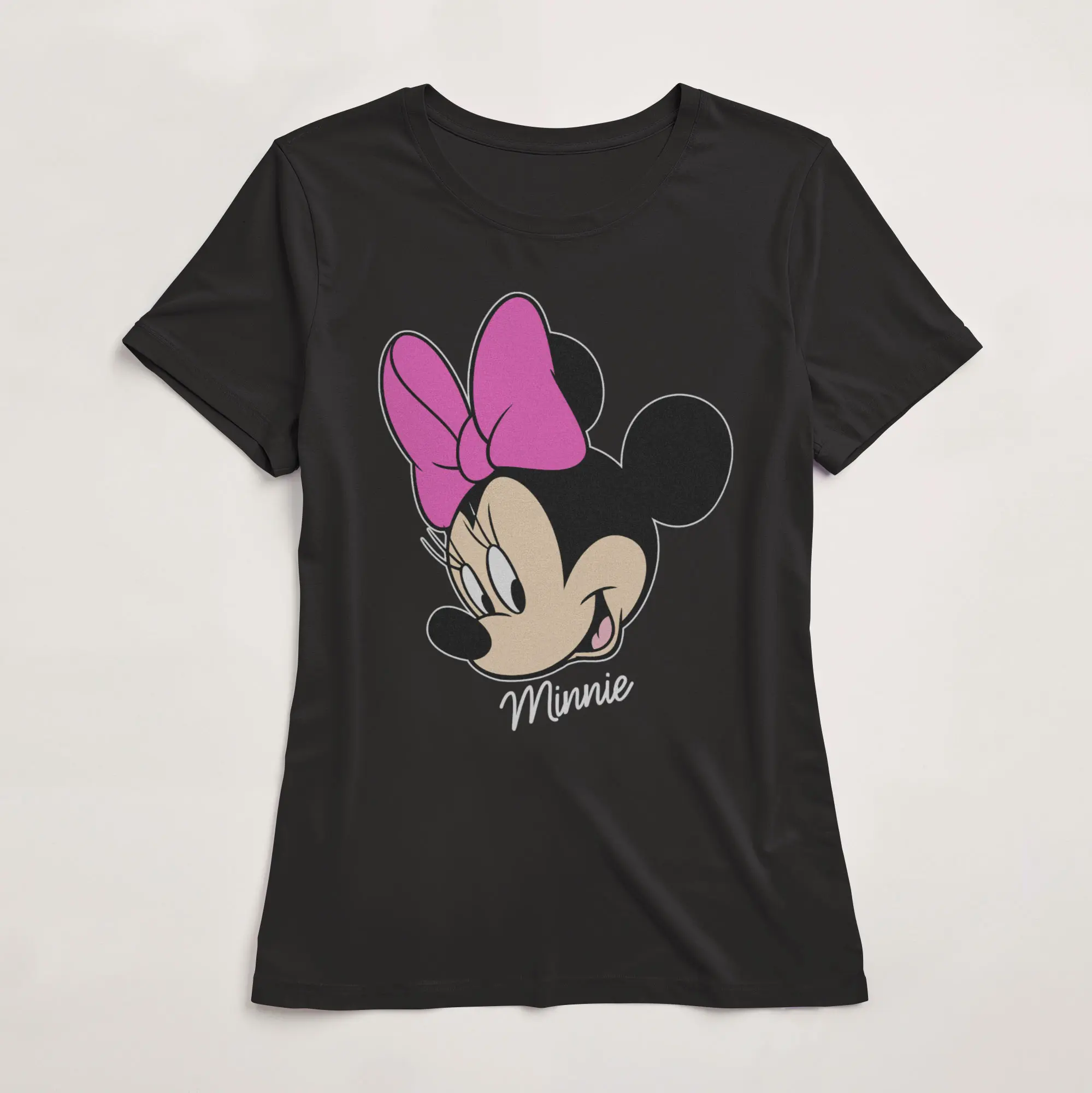 Women's Mickey & Friends Minnie Mouse Big Face T-Shirt