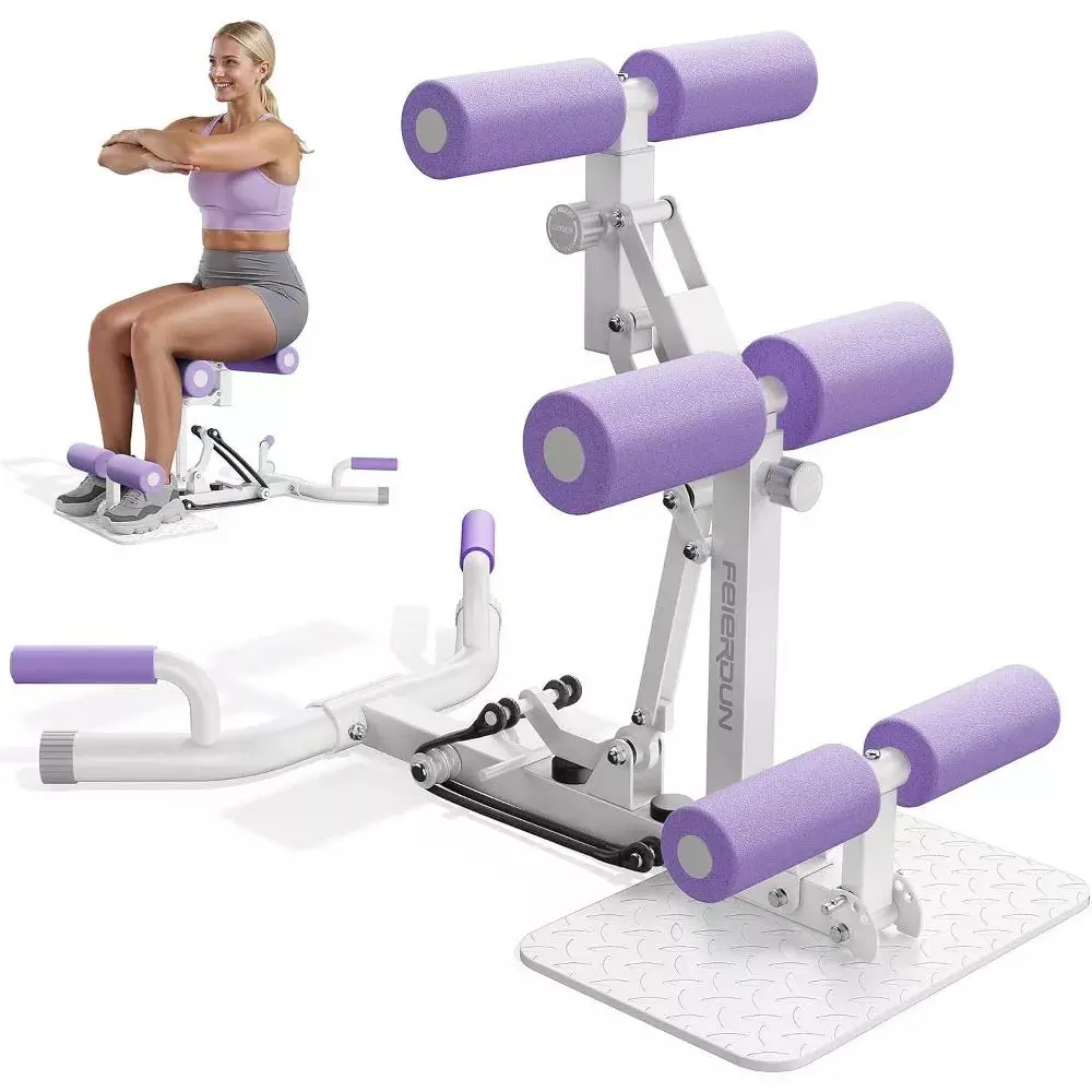 FED Fitness Feierdun Series DQ2 Deep Squat Machine - Exercise Equipment for Home Gym, Adjustable Glutes Workout, Sit-Up Assist Ab Training, Home Workout Gear