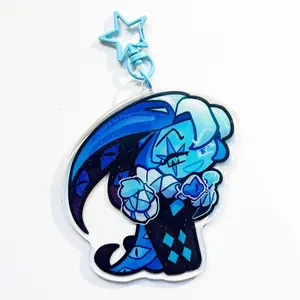 Shadow Milk Keychain, Cookie Run Kingdom Acrylic Keychain, Gift For Fan