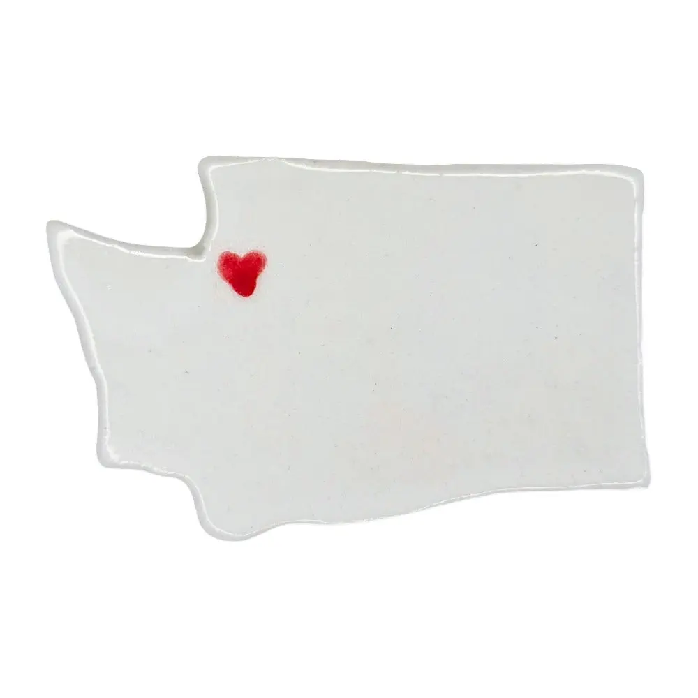 Bellevue Ceramic Magnet for Fridge - Unique Handmade Washington State Gift