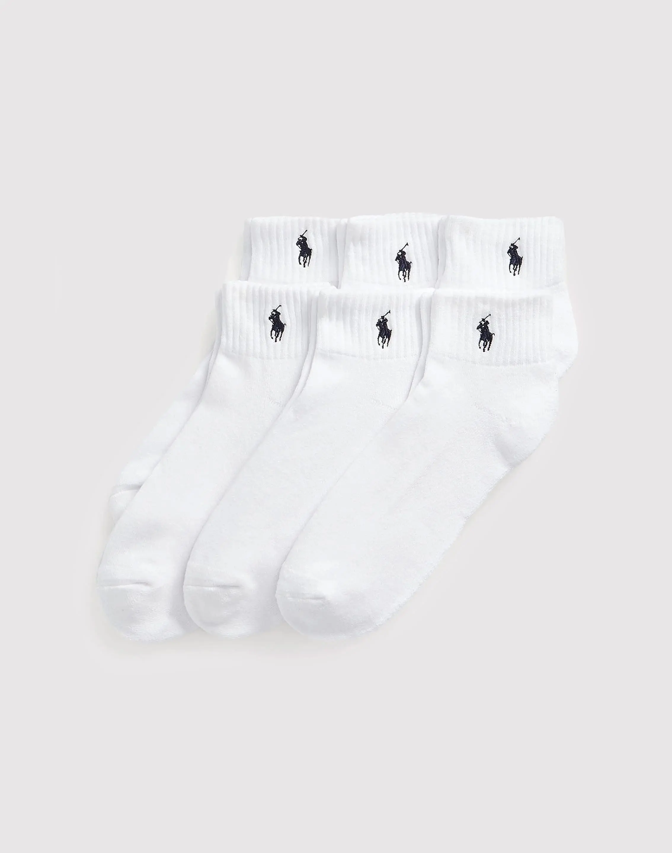 Mens Polo Ralph Lauren Ribbed Sport Quarter Socks 6-Pack Mens Polo Ralph Lauren Ribbed Sport Quarter Socks 6-Pack