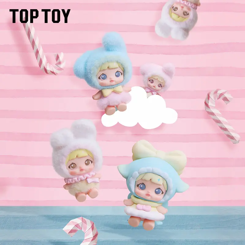 [back to school]TOPTOY Nommi Sweetheart Plan Series Mini Bean Blind Box and Blind Bag. Tiny Cute Shapes, Rich Various Styles, Compact Size for Desk Decoration. Lovely Trendy Collectible Toy and Perfect Surprise Gift for Girls and Figure Fans.