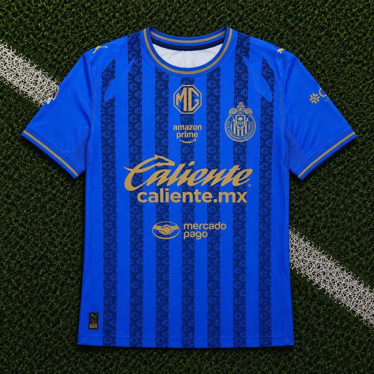 Blue Chivas Home Shirt 26, Quick-Dry Short Sleeve Jersey, Breathable Game Day Sports Top, Liga MX Fan Gear