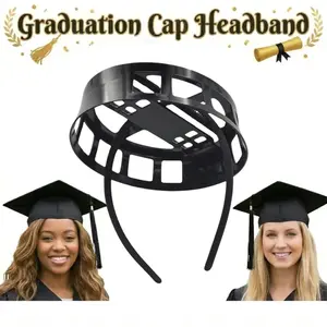 Graduation Cap Headband, Invisible Anti-Fall Grad Cap Holder Insert for Secure Fit, Clear Non for man and woman