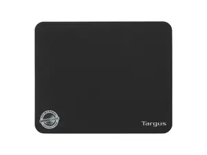 Targus Ultraportable Antimicrobial Mouse Mat - 0.05" x 8.66" x 7.09" Dimension - Black - Rubber - Anti-slip - AWE820GL