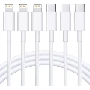 USB C to Lightning Cable 3Pack 10FT [MFi Certified] Type C Power Delivery Fast Charging Cord for iPhone 14/13/12/11/XS/XR/X/8/iPad