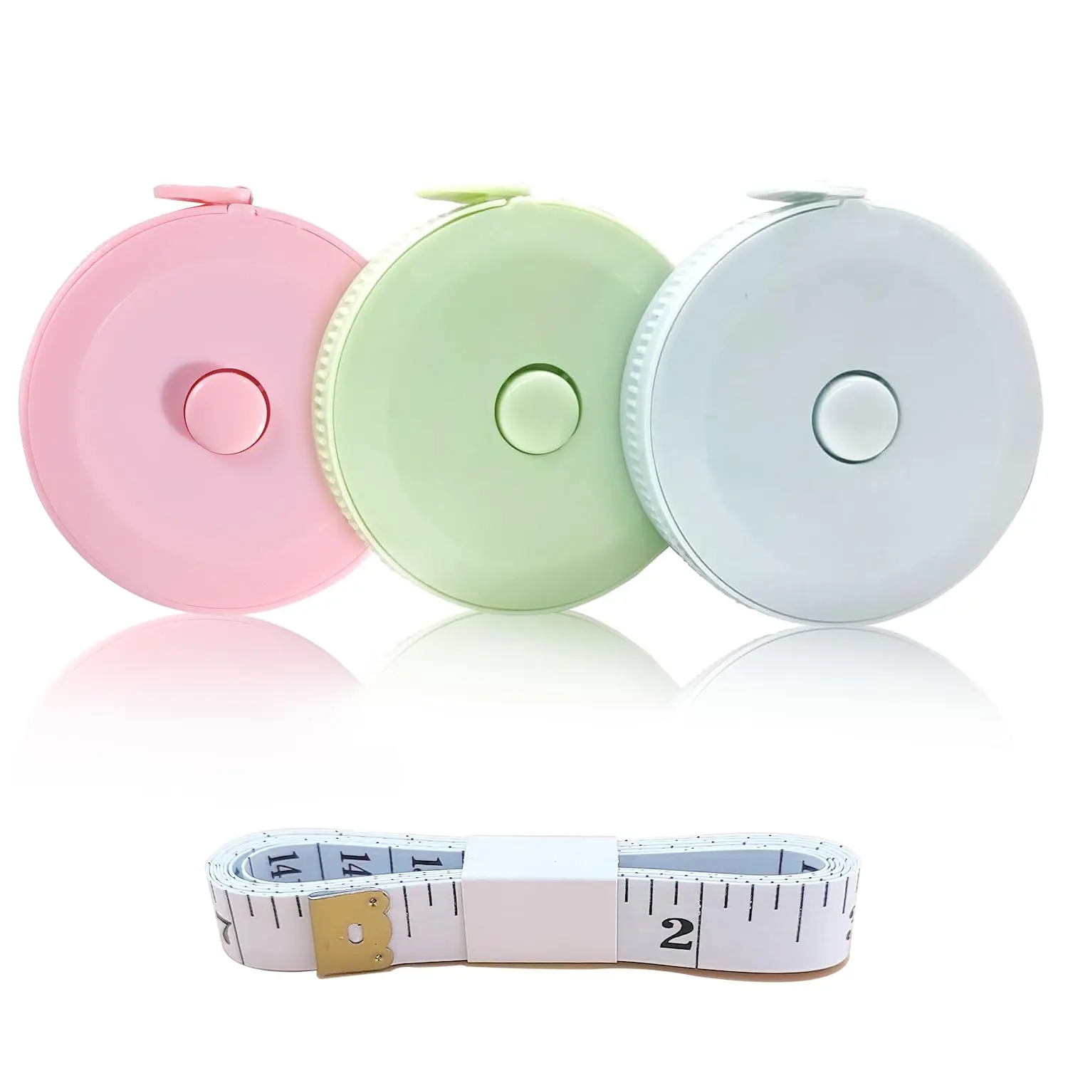 Measuring Tape for Body Measurements, Flexible texture bends freely for multi angle measuring
