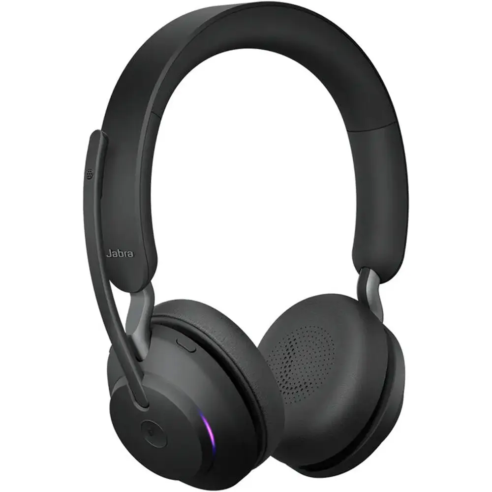 Jabra Evolve2 65 Link 390c Wireless Stereo USB-C Headphone, Noise Reduction, Enhanced Audio for Microsoft Teams