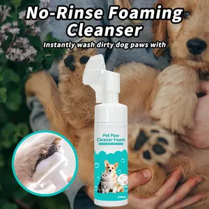 Dog Paw Cleaner, No-Rinse Paw Cleaner for Dogs & Cats (5 Oz), Paw Balm for Heal Dry Cracked Paws & Nose, Pet Foot Care, Pet Cleaning dog paw,the No-Rinse Paw Cleaning Hack you need