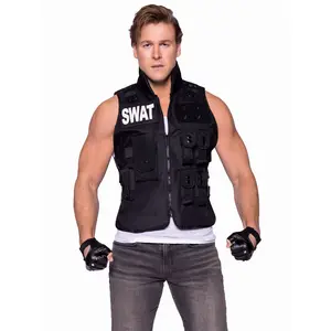 Men's SWAT Commander Halloween Costume Vest