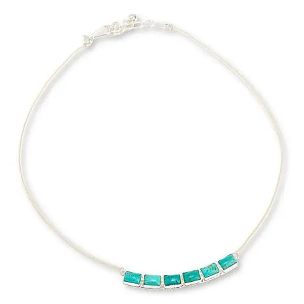 Mine Finds by Jay King Sterling Silver Chilean Turquoise Chain Necklace