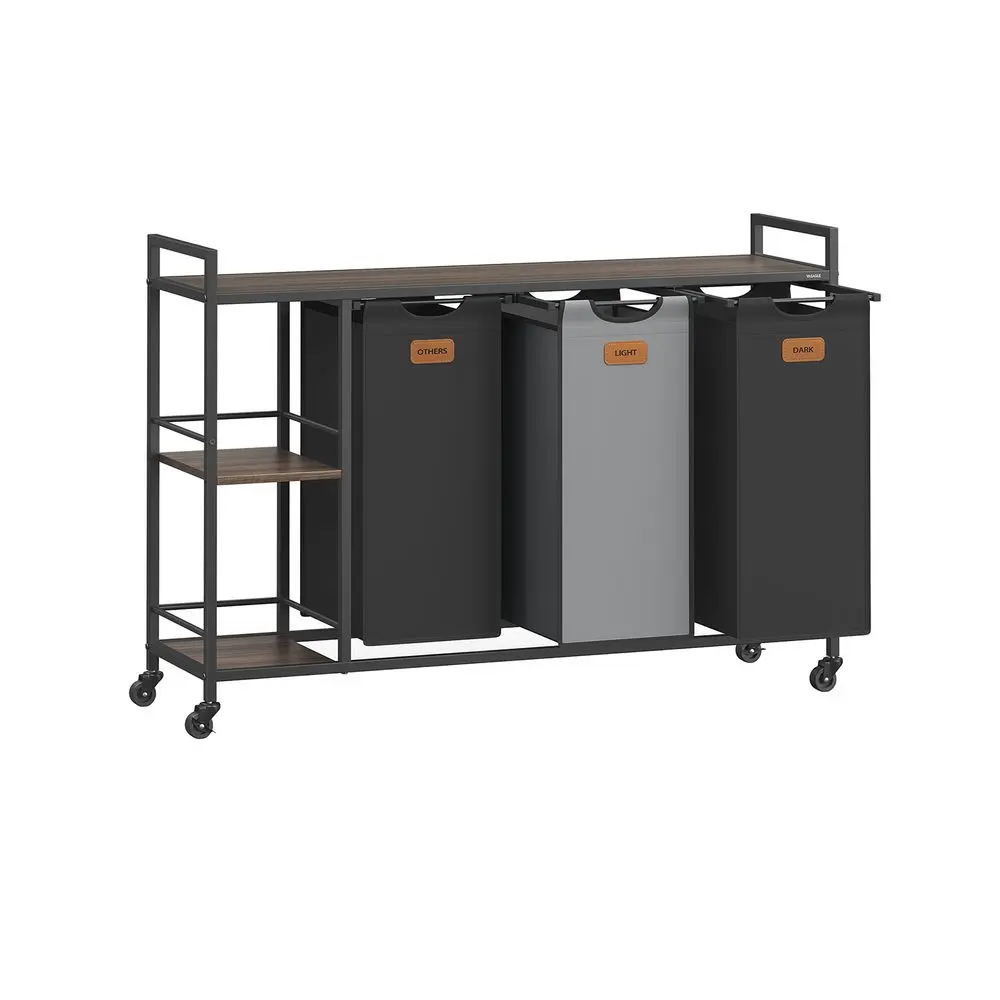 Black with Shelves -150L
