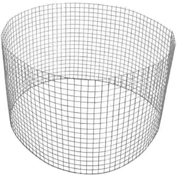 DuraFlex DFS-SA DuraVent Stainless Steel Spark Arrestor - Outdoor Kitchen Fire Starter Accessory, 3-8" Fit, Grid Mesh, Single Unit, Trimmable