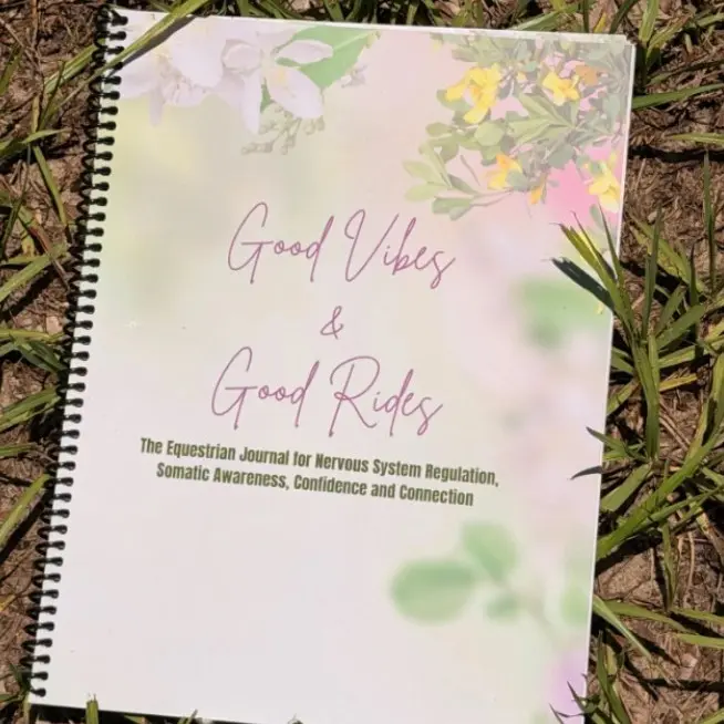 Good Vibes & Good Rides Equestrian Nervous System Journal Mini