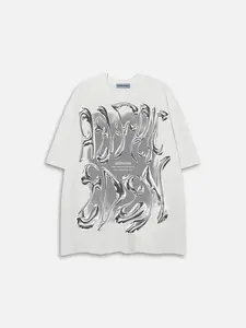 Aelfric Eden Futuristic Liquid Metal Design Tee