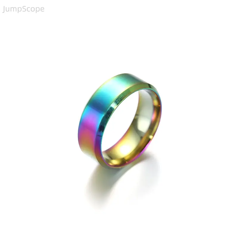 8mm Brushed Matte Stainless Steel Ring, Minimalist Comfort Fit Mens Wedding Band for Men & Women, Daily Jewelry, Band Rings, Elegant Everyday Ring