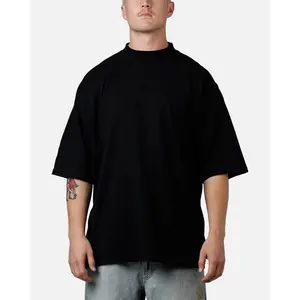 Culture Kings Everyday Mock Neck T-Shirt Black