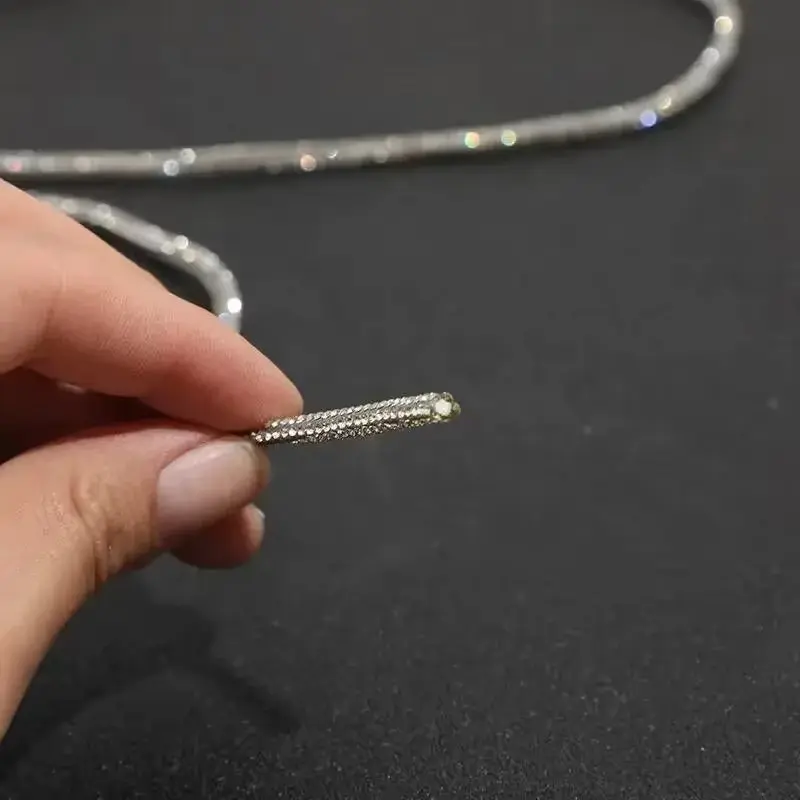 Rhinestone Crystal Shoelaces & Hoodie Drawstrings  Sparkling Bling DIY Craft Cord for Sneakers, Hoodies, Fashion Accessories