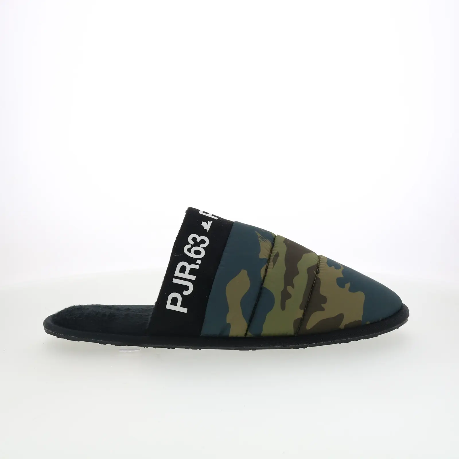 Pajar Stewie PDPSL00102.02 Mens Blue Canvas Slip On Clogs Slippers Shoes