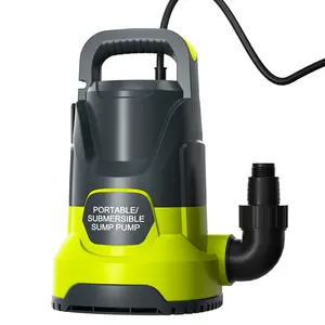 Portable Sump Pump 1.5 HP 5500 GPH Submersible Water Draining Pump Clean/Dirty Electric Water Transfer Pumps with Adapters for Pool Basement Garden Spa Hot Tub Pond Flood Yard Water Tank