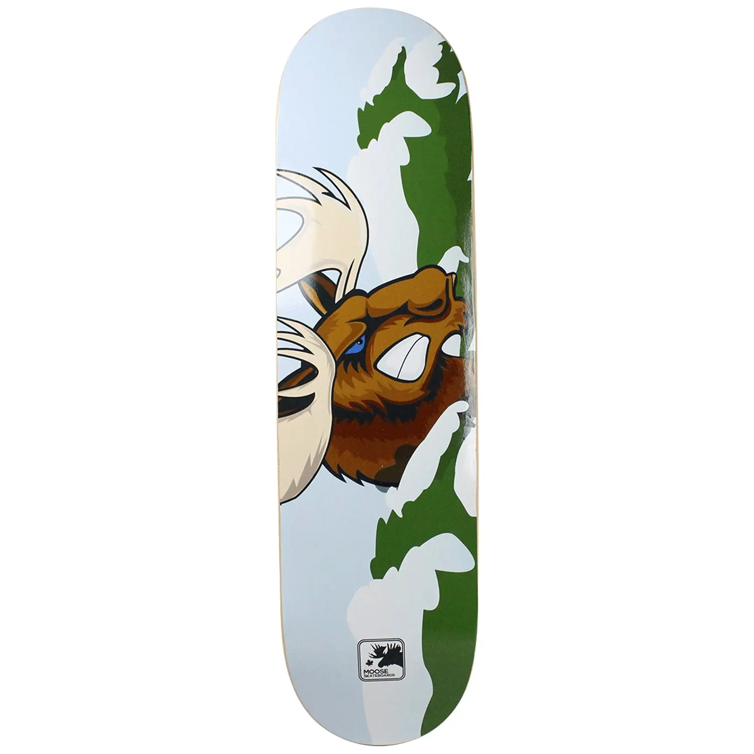 Moose Skateboard Deck Snow 8.25" Moose Skateboard Deck Snow 8.25"