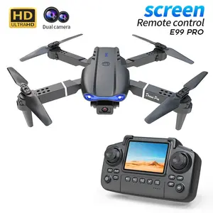 E99 Pro Foldable Drone with Built-in Screen. No phone setup, just take off and capture!