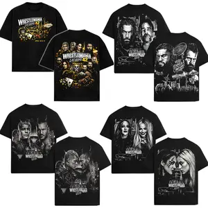 [Collection] WrestleMania Las Vegas 42 WWE Graphic T-Shirt, WrestleMania 42 Vegas Event Shirt, Roman Reigns Cody Rhodes Rhea Ripley Seth Rollins Wrestling Fan Tee, WWE Casino Vegas Style Vintage Streetwear Shirt, Pro Wrestling WrestleMania Fan Gift Tee