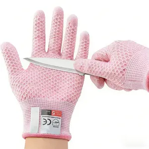 Level 5 Food Grade Cut Resistant Gloves, Touchscreen Safety Gloves, Daily Protection Gloves Ideal for Fishing, Kitchen, Gardening & Woodworking