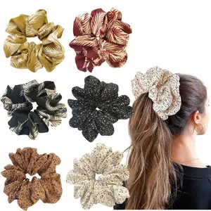 6Pcs/Set Satin Hair Scrunchies for Women,Multi-color Silk Scrunchies for Birthday,Thanksgiving,Wedding,Anniversary,Valentine's Day,Christmas Party Gifts,Hand Tools Kits,Summervibes